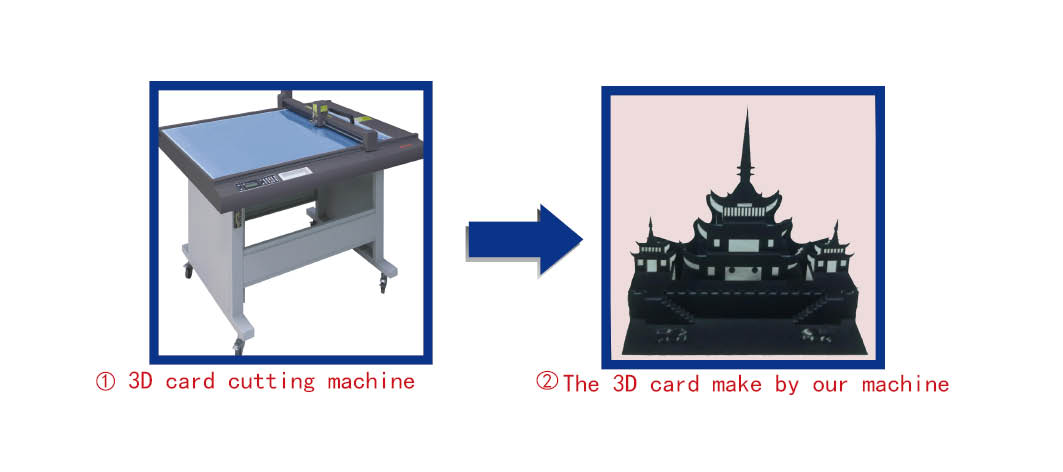 3d pop up sample maker cutting equipment