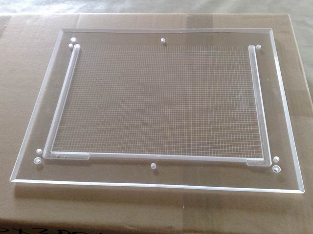Acrylic light box V cut machine