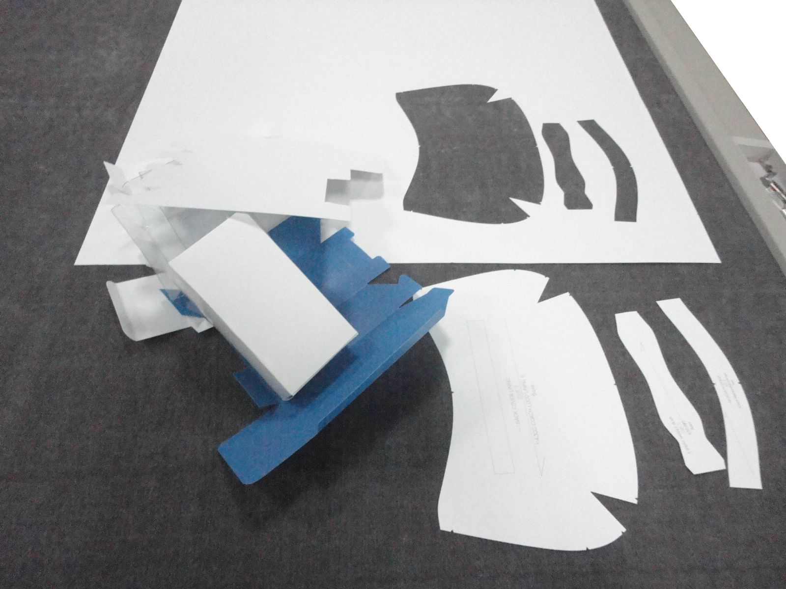 paper box sample cutting table,box sample cutting table