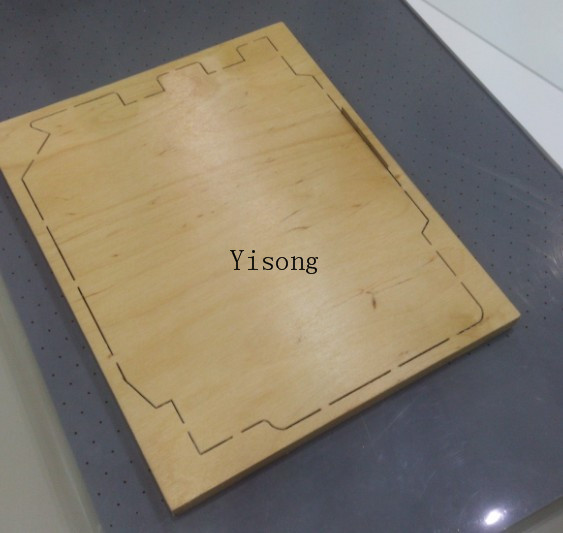 milling machine cut wooden board
